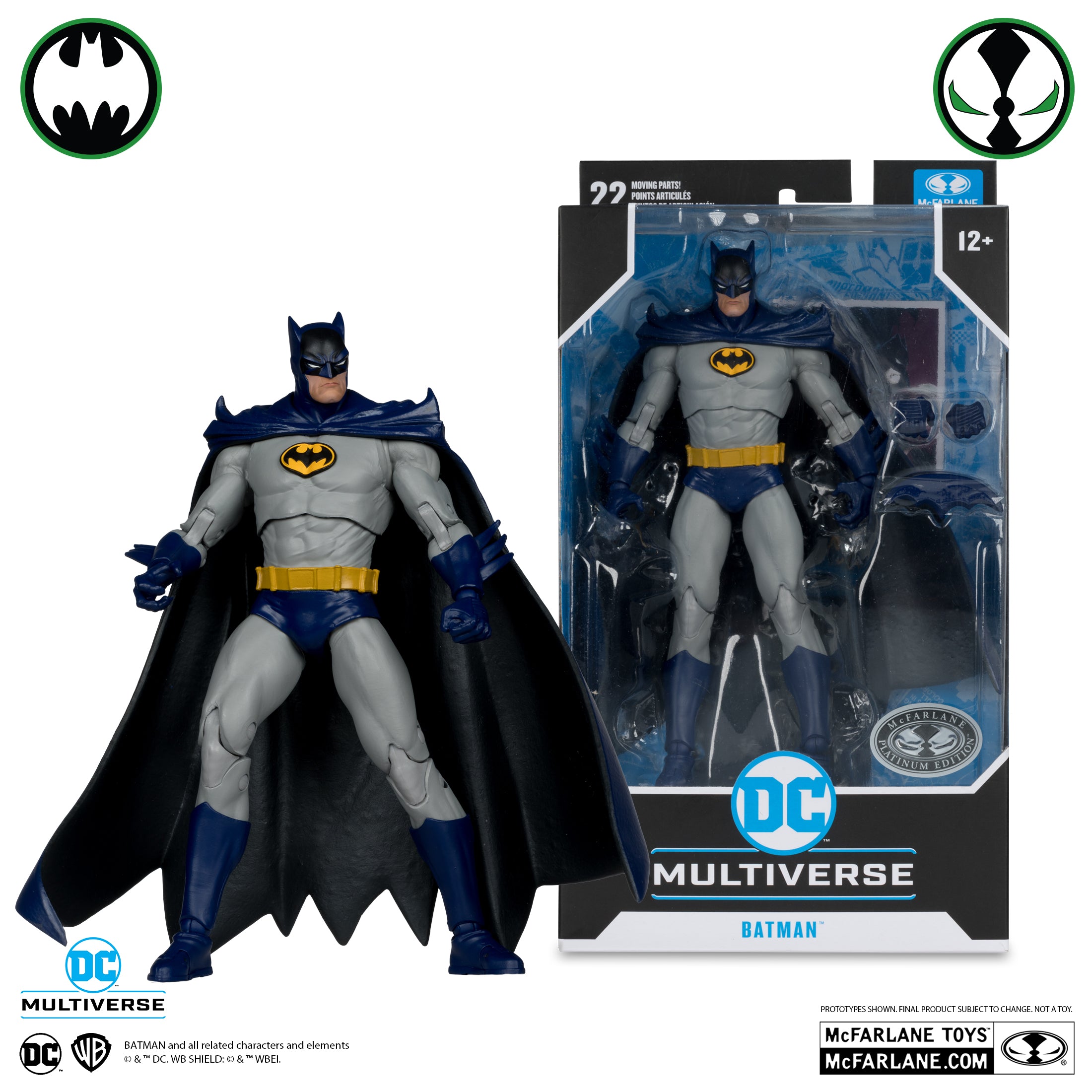 DC MULTIVERSE Batman & Spawn フィギュアセット DC Multiverse Batman and Spawn Based on Comics by Todd