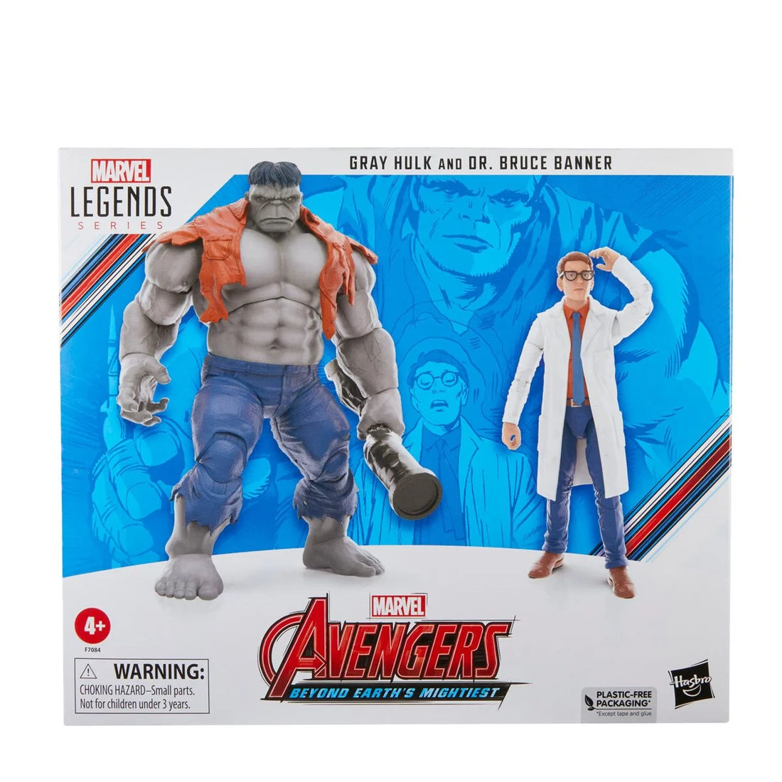 Marvel Legends Gray Hulk and Dr. Bruce Banner (Avengers 60th Anniversary)