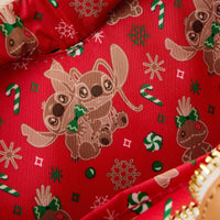 Lilo & Stitch Angel and Stitch Gingerbread Heart Crossbody Bag