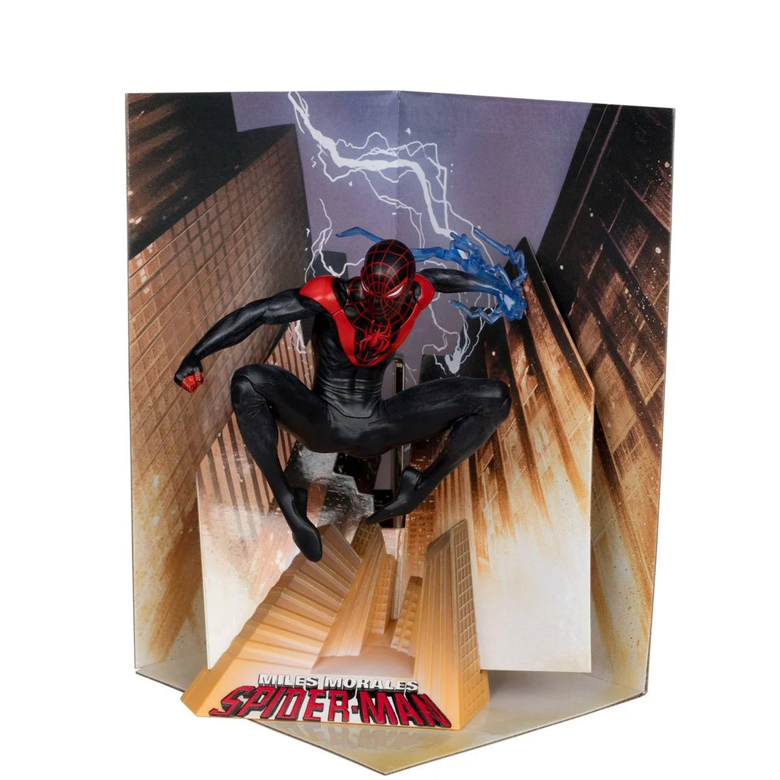 Marvel Wave 2 1:10 Scale Posed Figure with Scene - Spider-Man from Miles Morales: Spider-Man