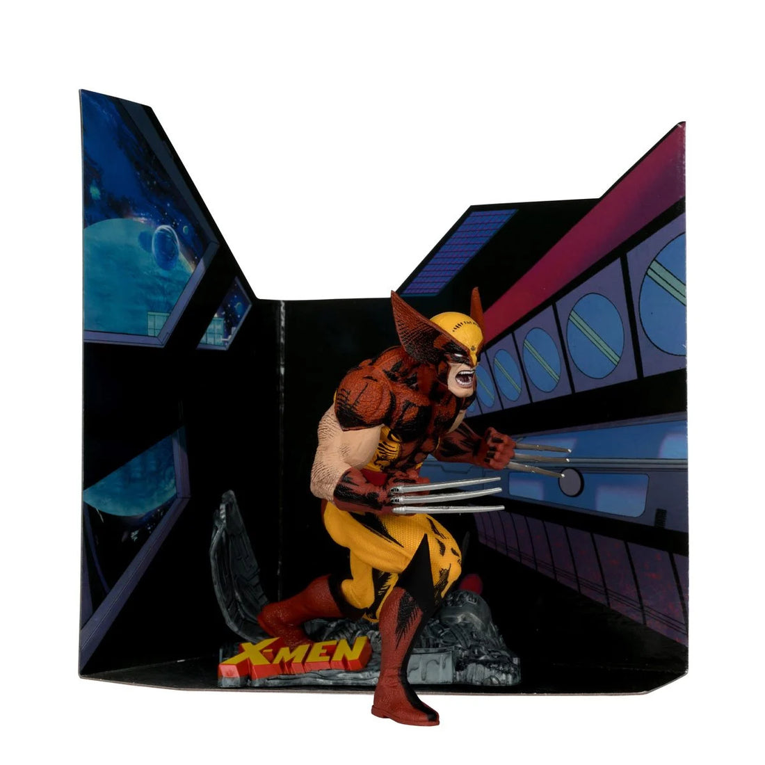 Marvel Wave 1 1:10 Scale Posed Figure with Scene - Wolverine from X-Men