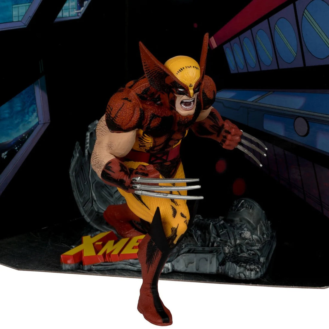 Marvel Wave 1 1:10 Scale Posed Figure with Scene - Wolverine from X-Men