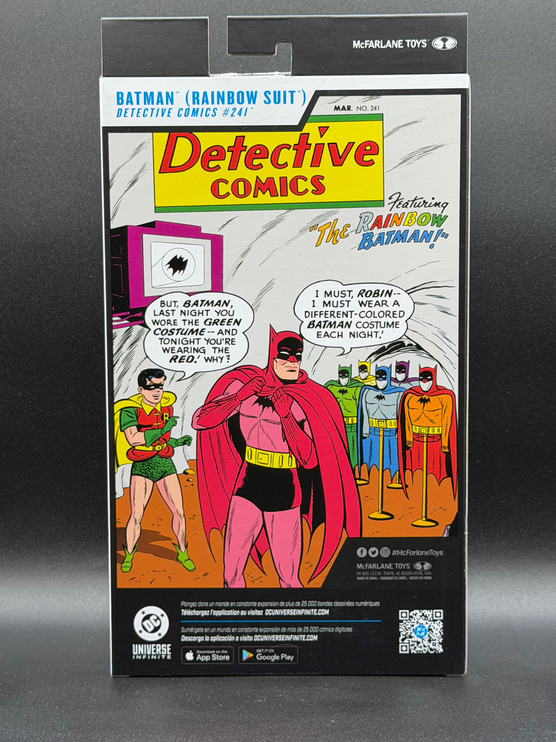 DC Multiverse Batman (Rainbow Suit) - Red Platinum Edition