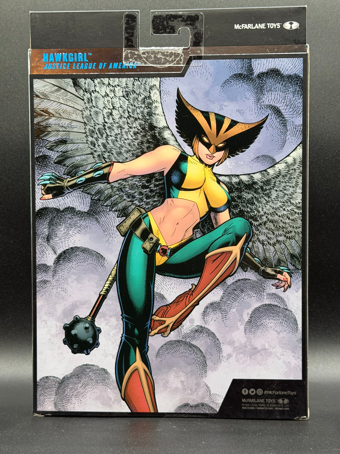 DC Multiverse Hawkgirl (JLA) (McFarlane Collector Edition) - Damaged Box