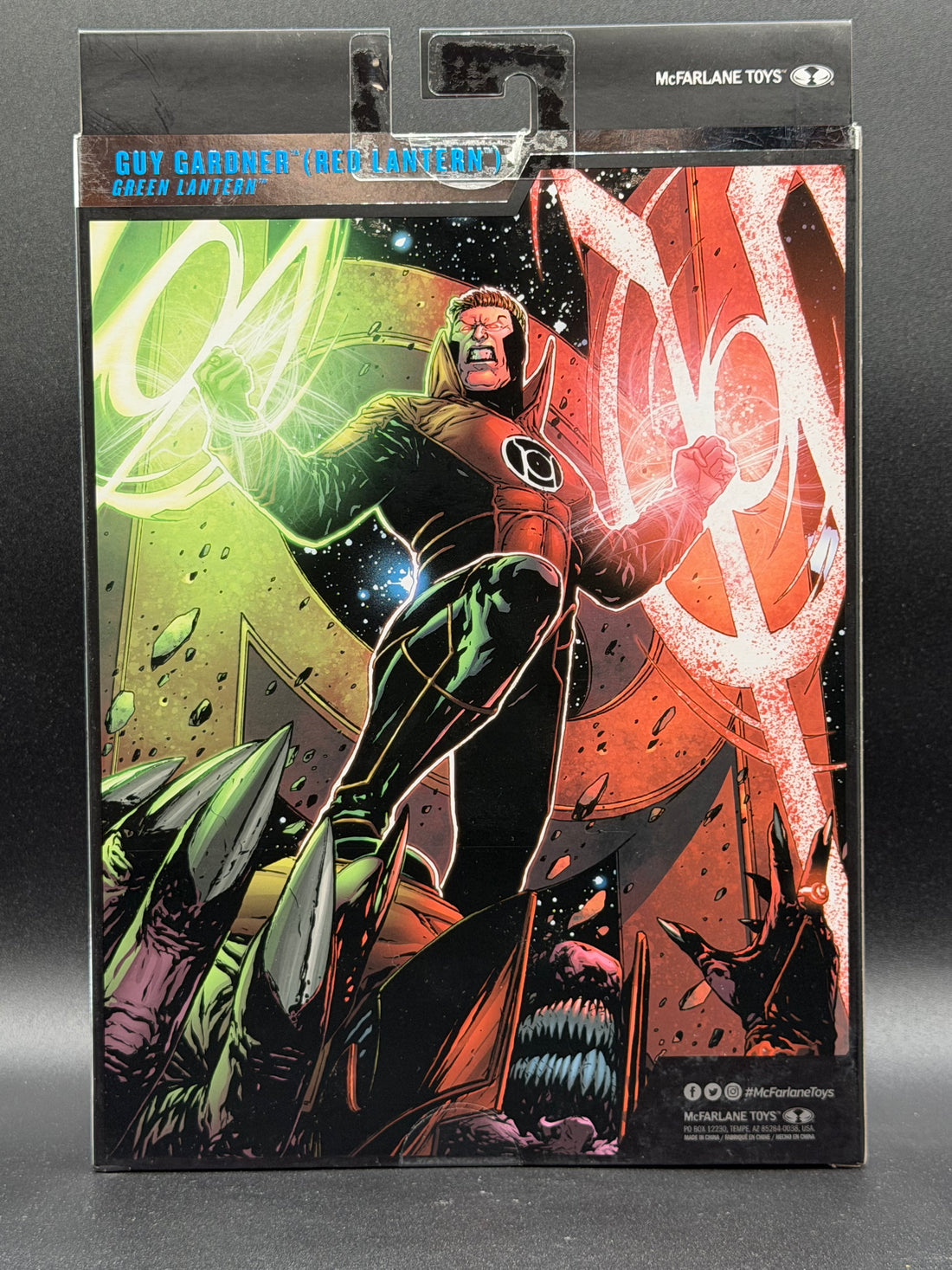 DC Multiverse Guy Gardner (Red Lantern) - Red Platinum Edition (McFarlane Collector Edition)
