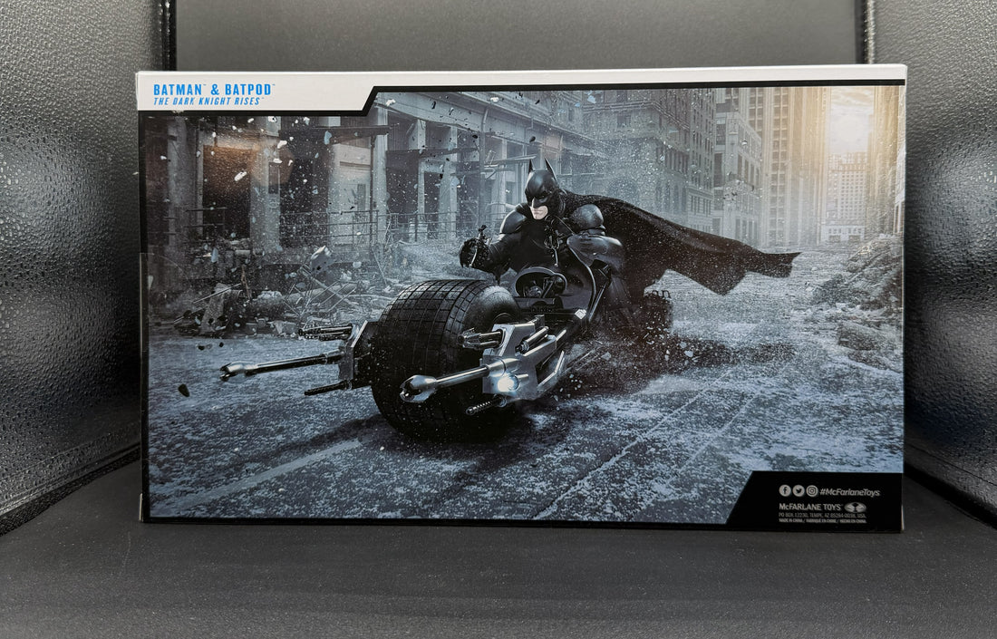 DC Multiverse Batman & Batpod (The Dark Night Rises) Gold Label