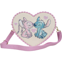 Lilo & Stitch Angel and Stitch Heart Kiss Crossbody Purse - Entertainment Earth Exclusive