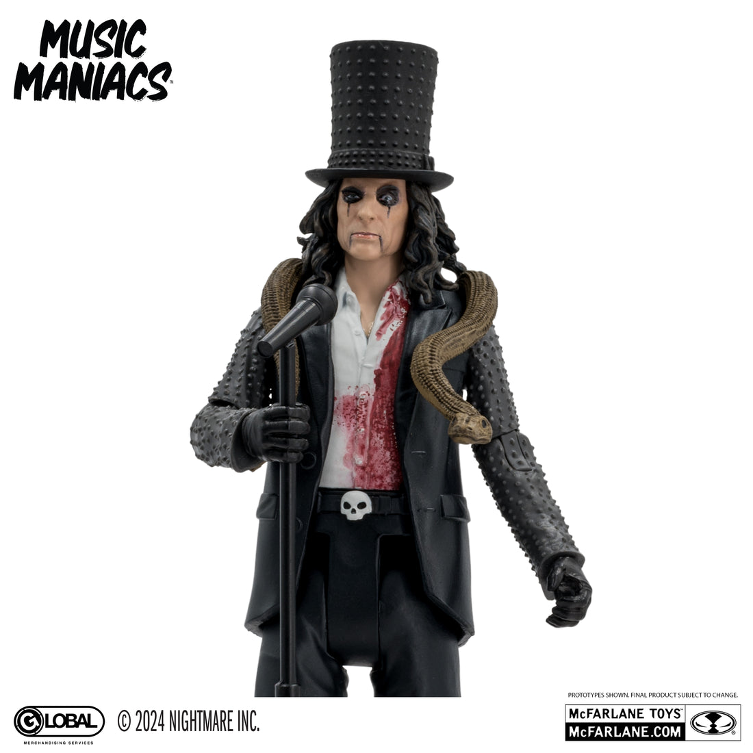 McFarlane Toys Alice Cooper (Music Maniacs Metal)