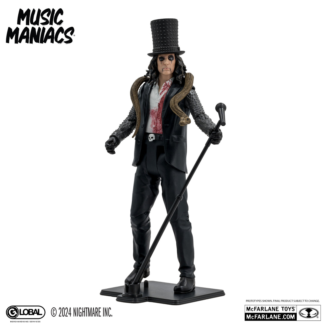 McFarlane Toys Alice Cooper (Music Maniacs Metal)