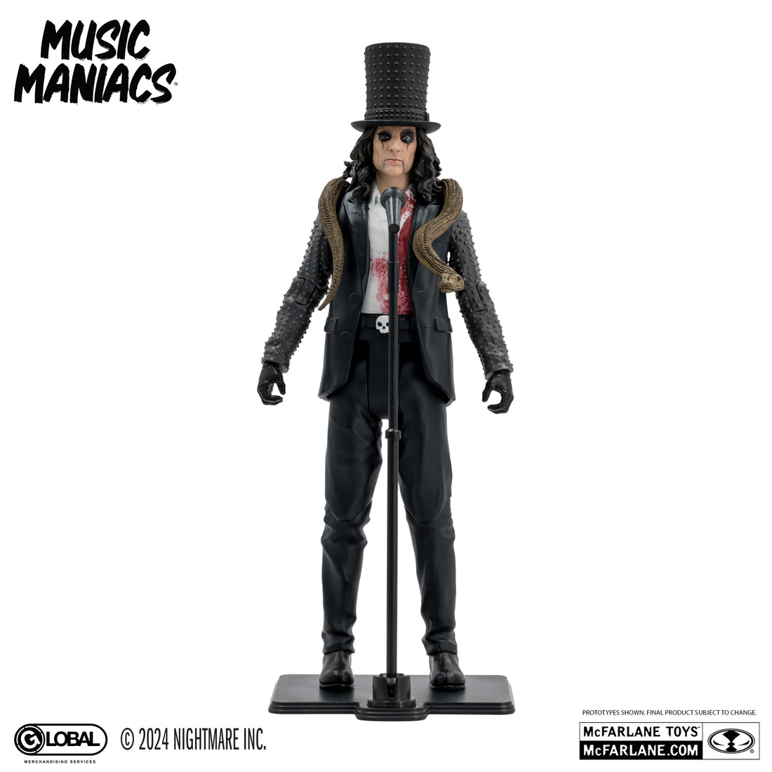 McFarlane Toys Alice Cooper (Music Maniacs Metal)