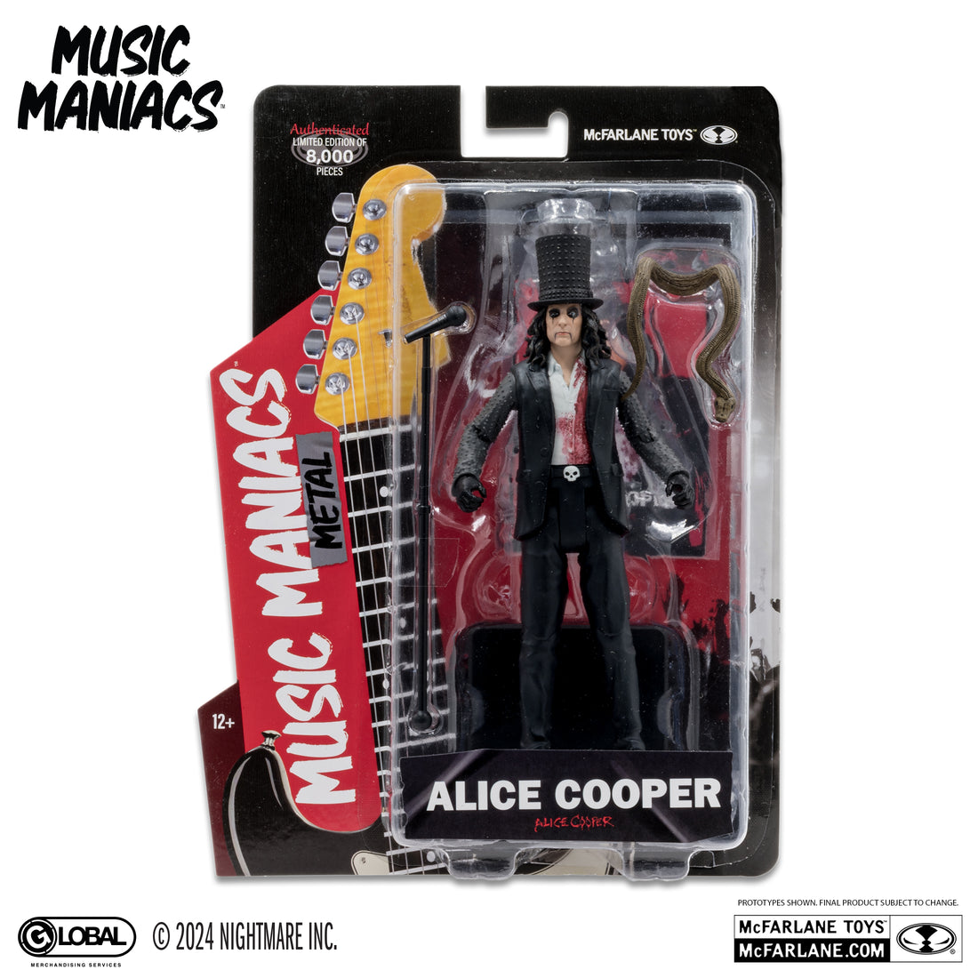 McFarlane Toys Alice Cooper (Music Maniacs Metal)