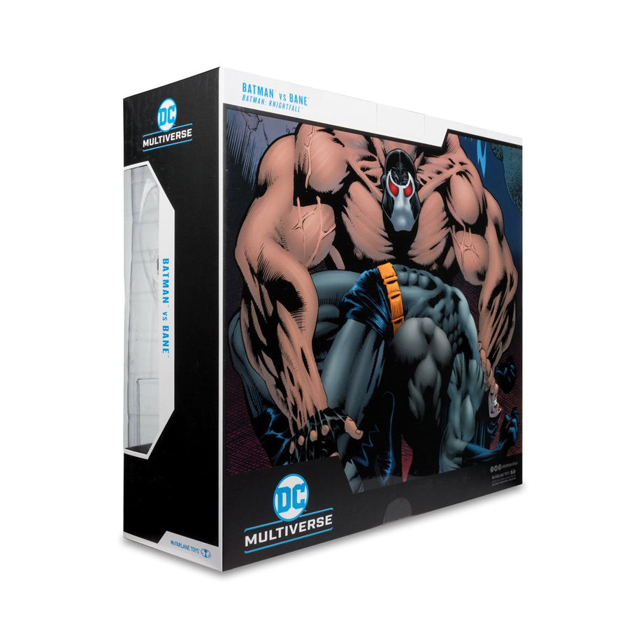 DC Multiverse Knightfall Batman Figure vs Bane Megafig 2-Pack