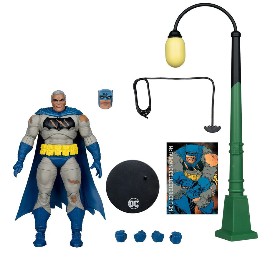 DC Multiverse Batman Dark Knight Returns Battle Damage Blue Outfit (McFarlane Collector Edition Wave 7)