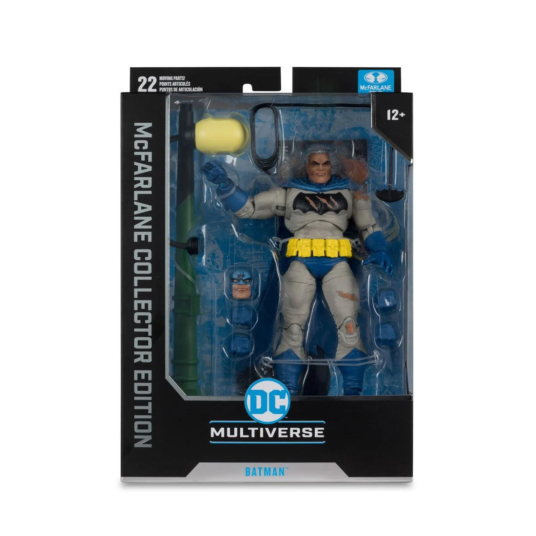 DC Multiverse Batman Dark Knight Returns Battle Damage Blue Outfit (McFarlane Collector Edition Wave 7)