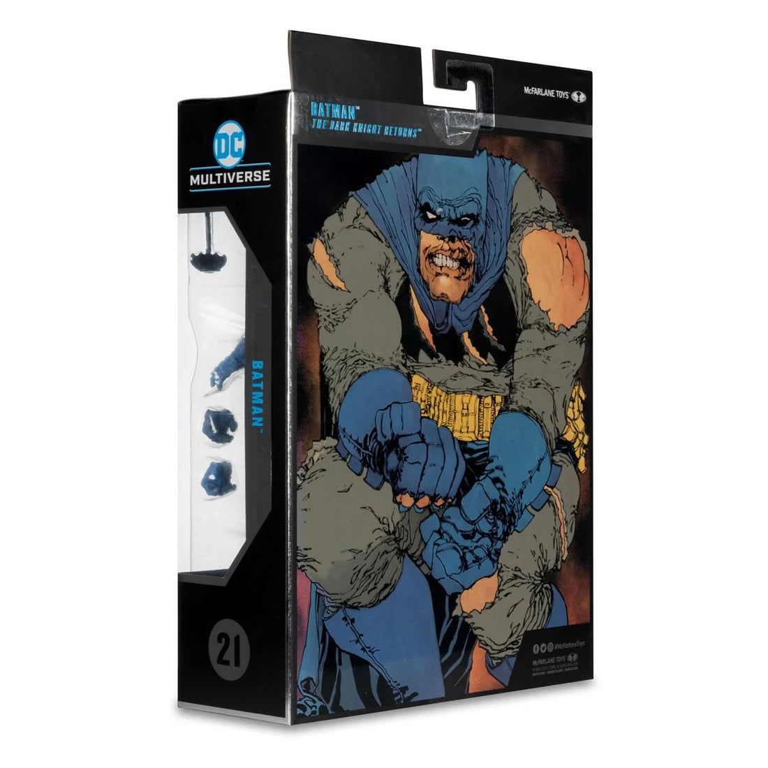 DC Multiverse Batman Dark Knight Returns Battle Damage Blue Outfit (McFarlane Collector Edition Wave 7)