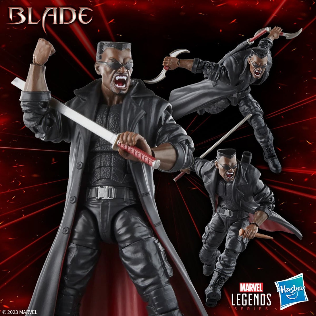 Marvel Legends Marvel Knights Blade (Mindless One BAF)