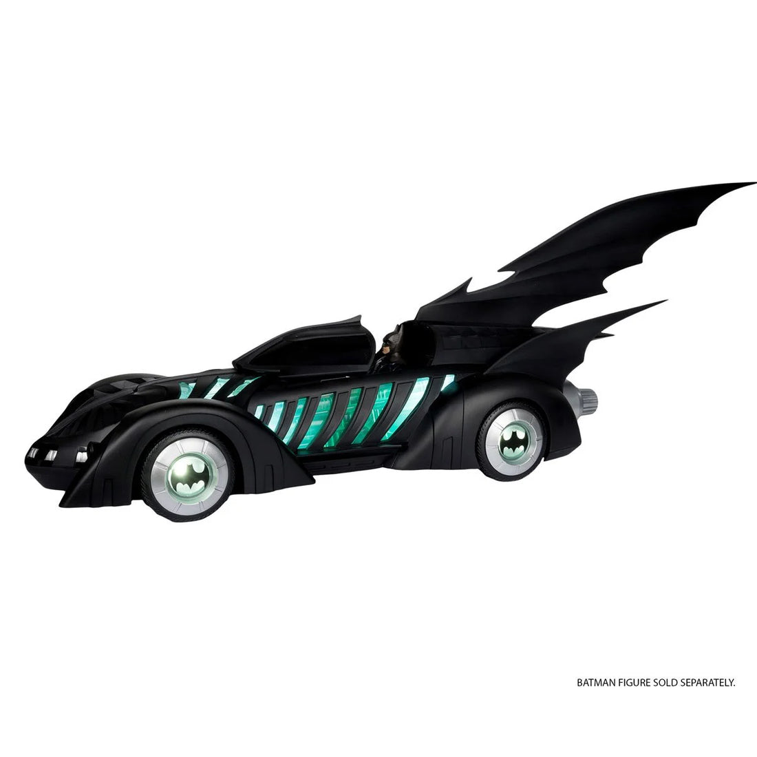 DC Multiverse Batman Forever Batmobile Vehicle and Alfred Pennyworth