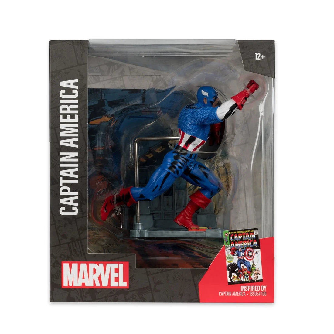 Marvel Wave 2 1:10 Scale Posed Figure with Scene - Captain America from Captain America 