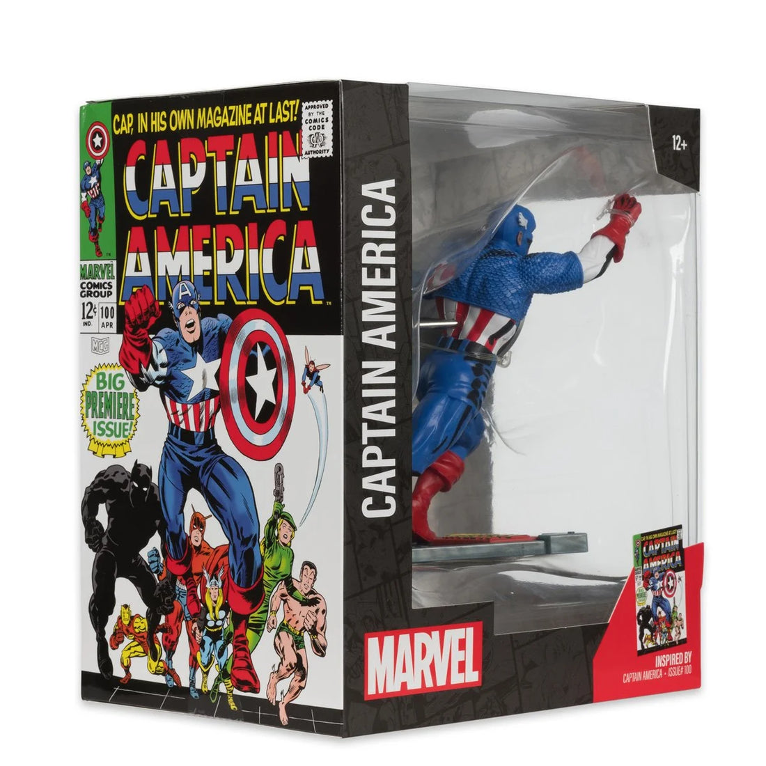 Marvel Wave 2 1:10 Scale Posed Figure with Scene - Captain America from Captain America 