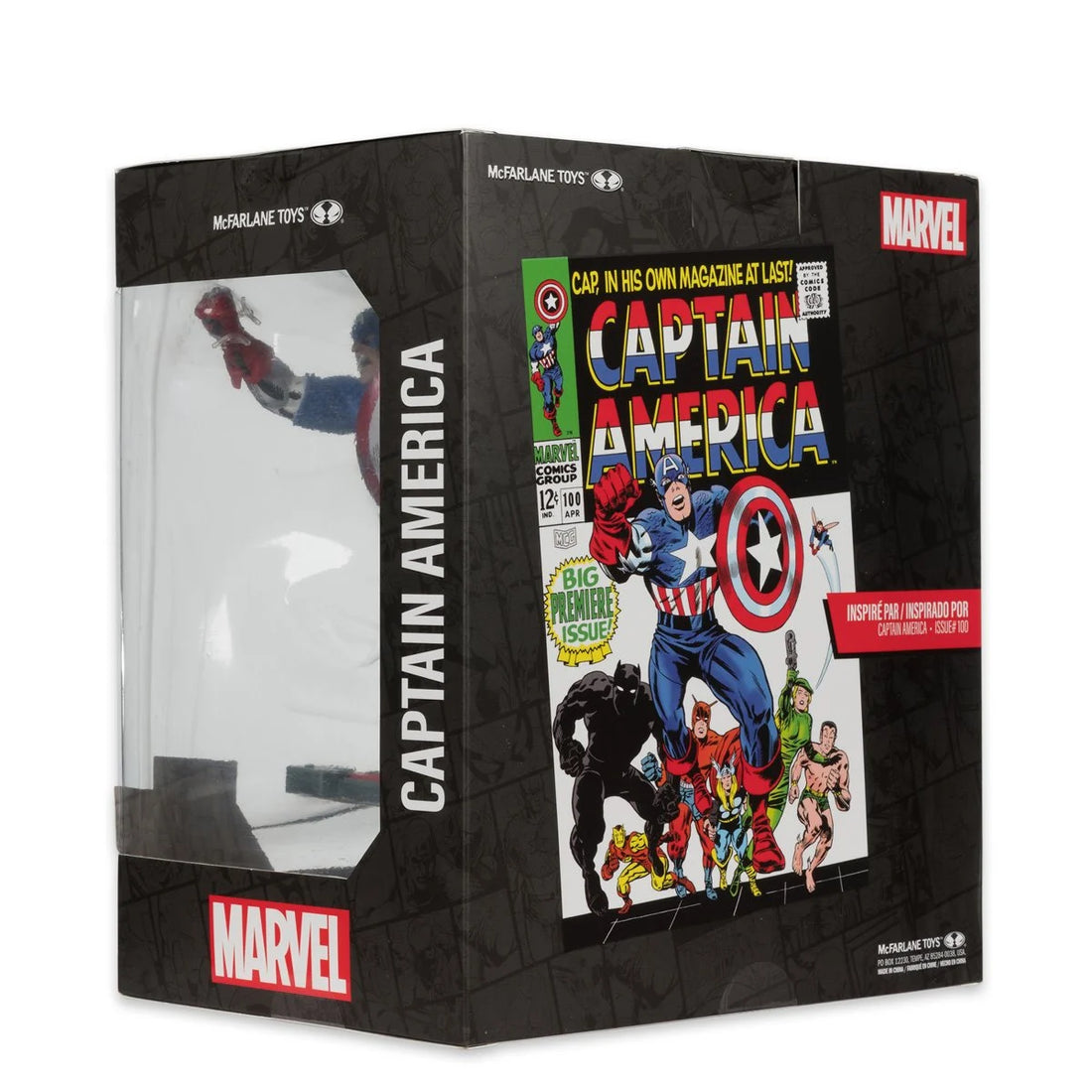 Marvel Wave 2 1:10 Scale Posed Figure with Scene - Captain America from Captain America 