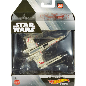 Star Wars Hot Wheels Starships Select Carson Teva's X-Wing Fighter