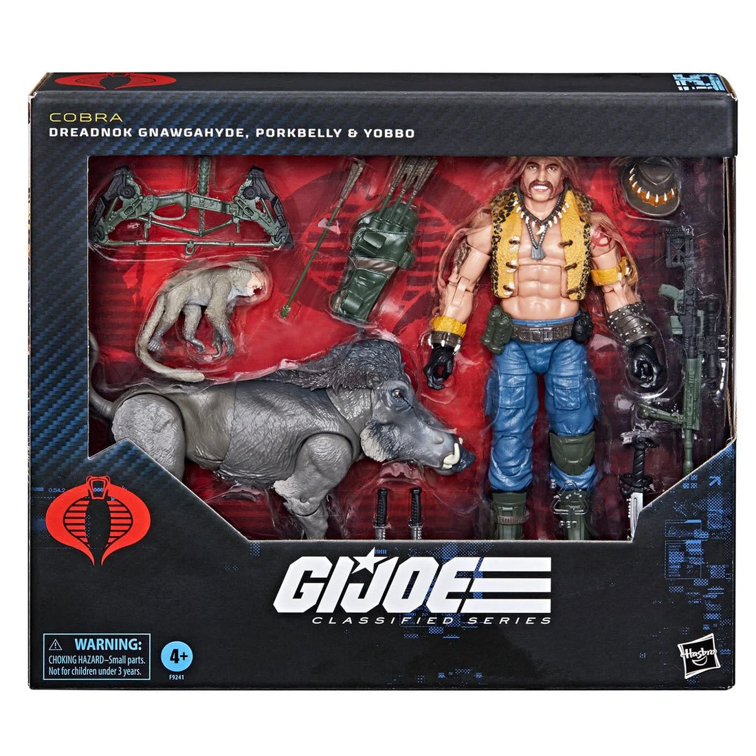 G.I. Joe Classified Series Dreadnok Gnawgahyde and pets Porkbelly & Yobbo