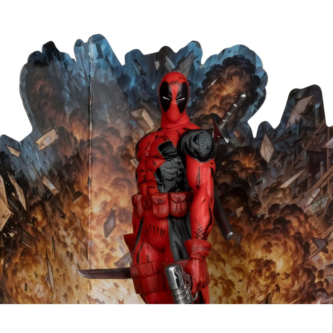 Marvel Wave 1 1:10 Scale Posed Figure with Scene - Deadpool from New Mutants 