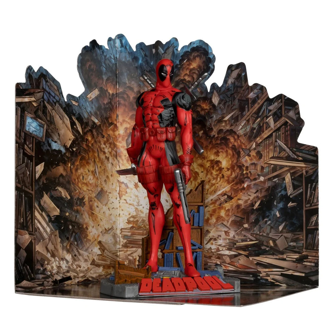 Marvel Wave 1 1:10 Scale Posed Figure with Scene - Deadpool from New Mutants 