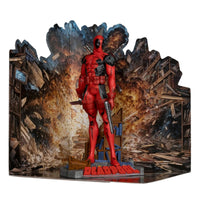 Marvel Wave 1 1:10 Scale Posed Figure with Scene - Deadpool from New Mutants #98