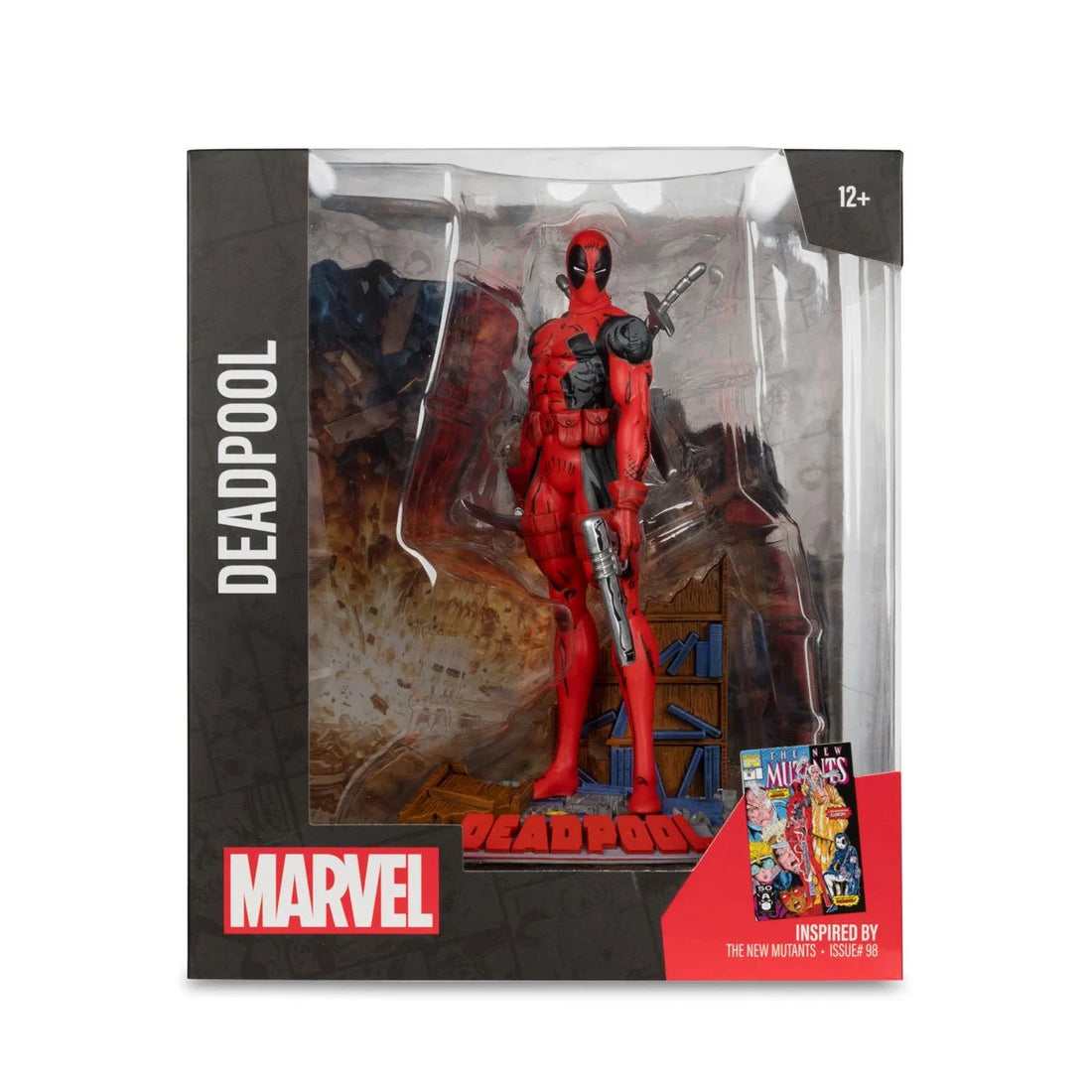 Marvel Wave 1 1:10 Scale Posed Figure with Scene - Deadpool from New Mutants 