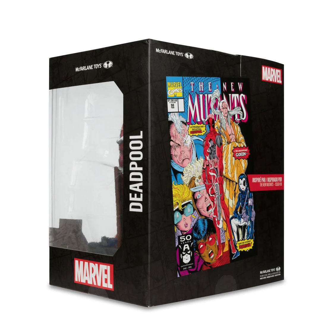 Marvel Wave 1 1:10 Scale Posed Figure with Scene - Deadpool from New Mutants 