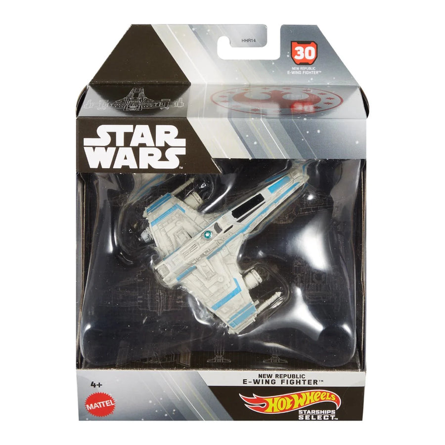 Star Wars Hot Wheels Starships Select New Republic E-Wing Fighter