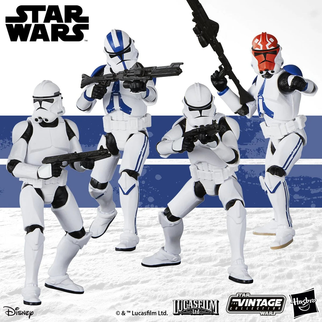 Star Wars The Vintage Collection Phase II Clone Trooper 4-Pack