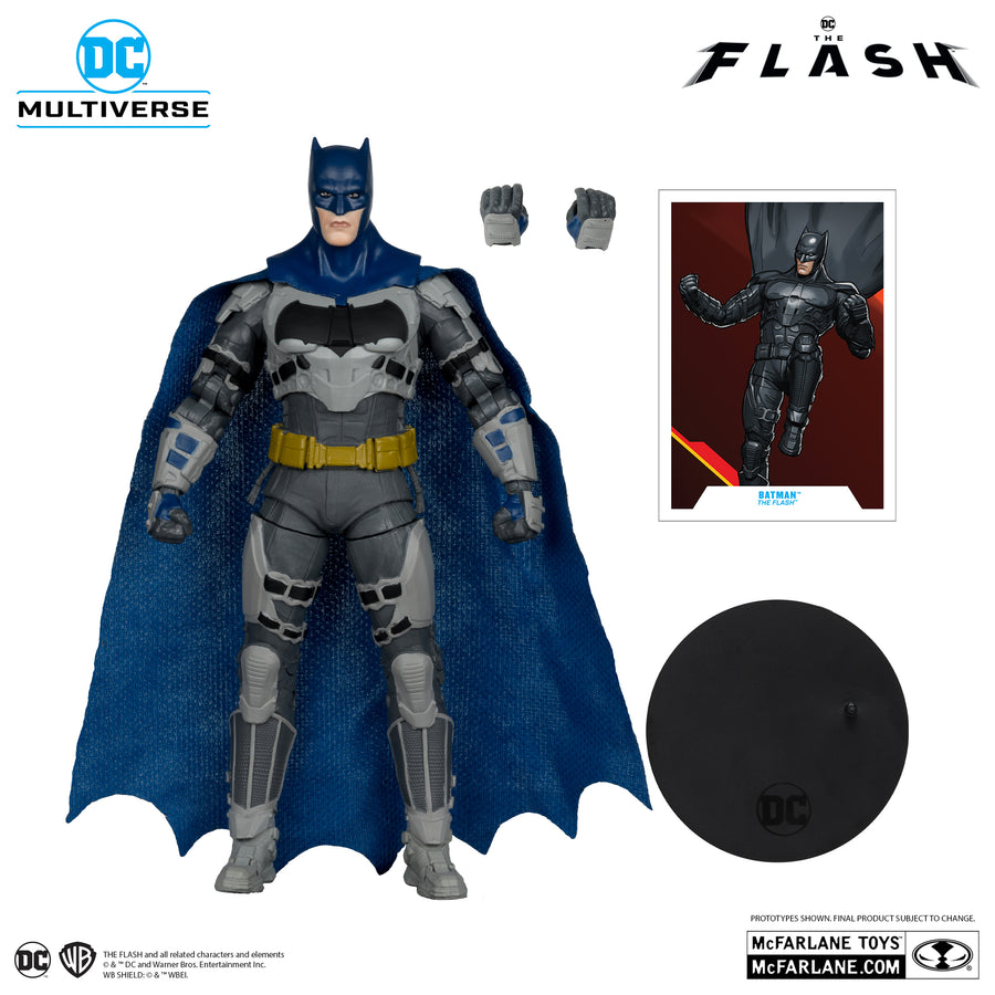 DC Multiverse Batman Flash Movie (Blue and Gray Outfit) (Platinum Edition)