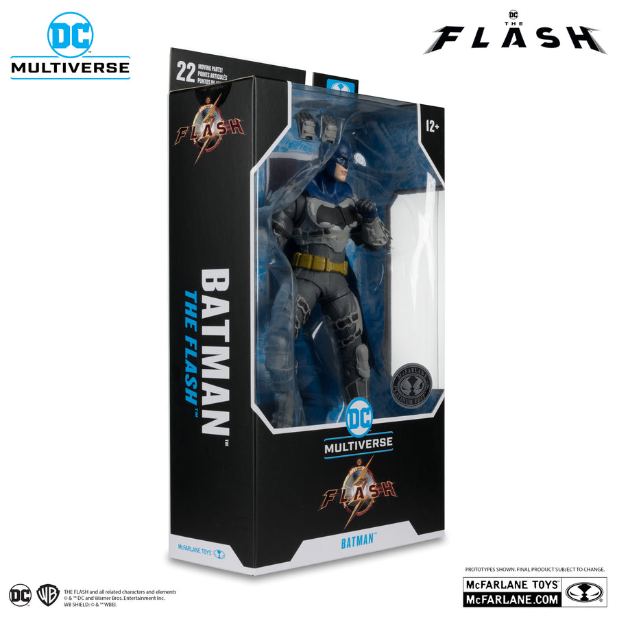 DC Multiverse Batman Flash Movie (Blue and Gray Outfit) (Platinum Edition)