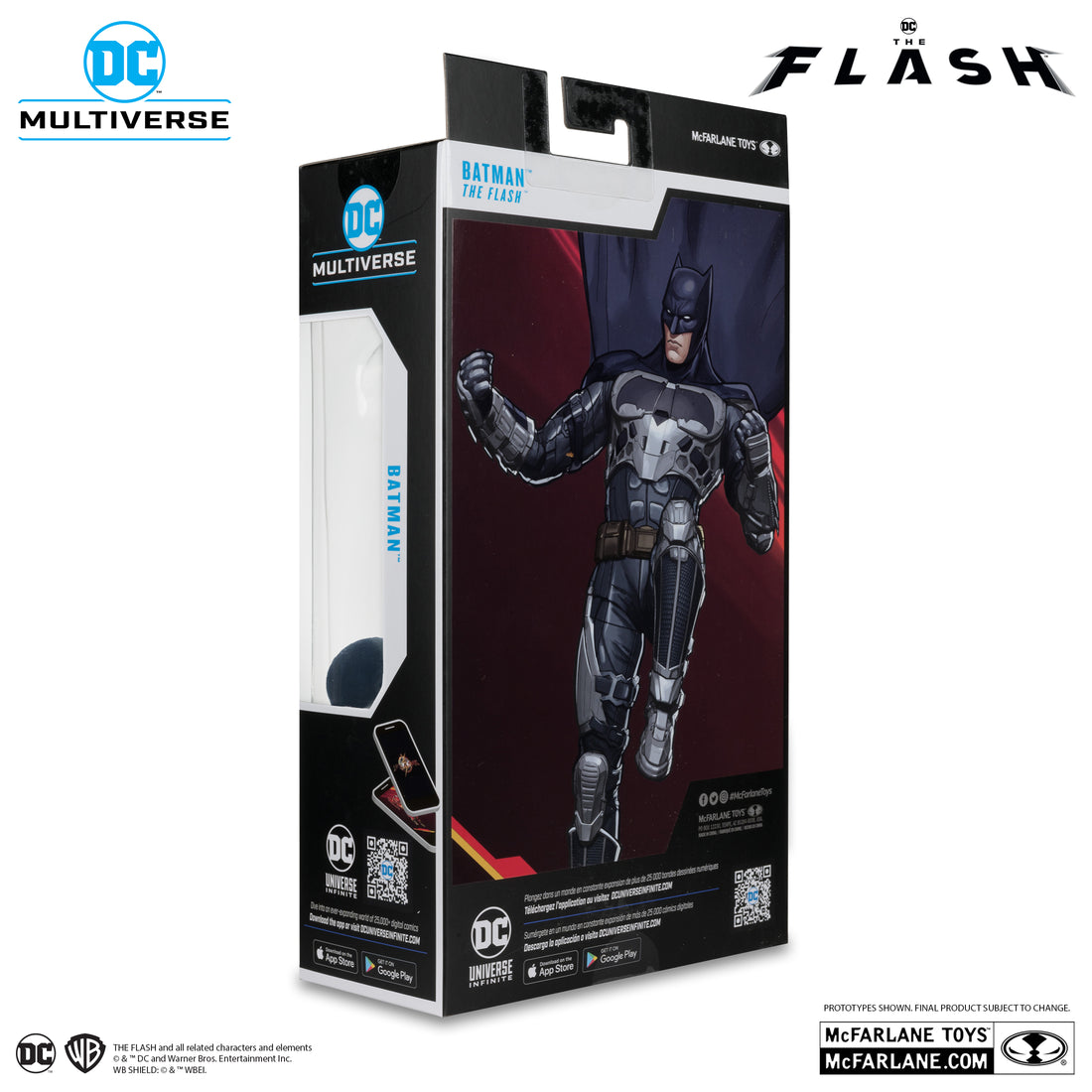 DC Multiverse Batman Flash Movie (Blue and Gray Outfit) (Platinum Edition)