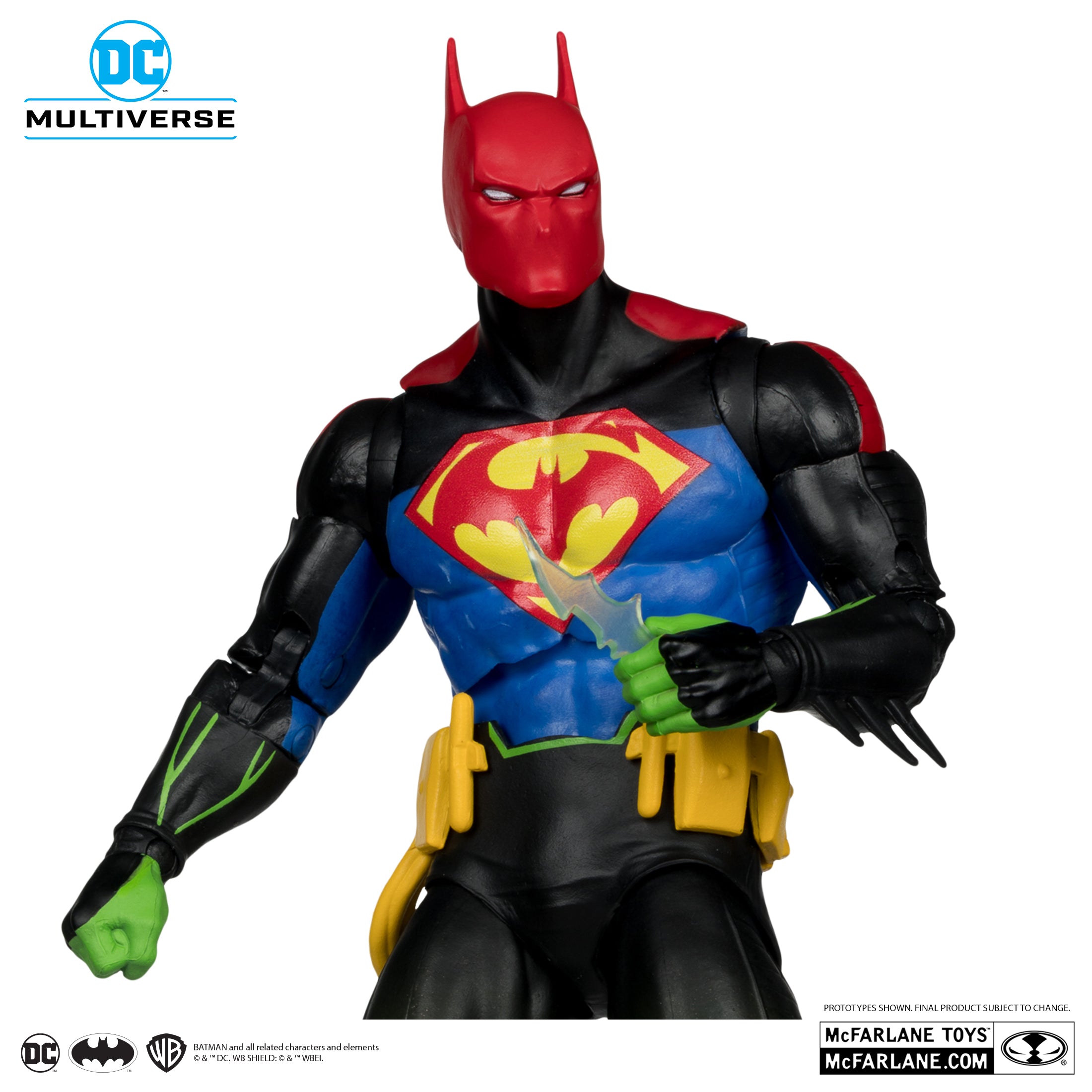 Figurina Superman  2025  - DC Multiverse Deluxe Superman Ro Figure Red Platinum Edition 18 Cm 787926175721