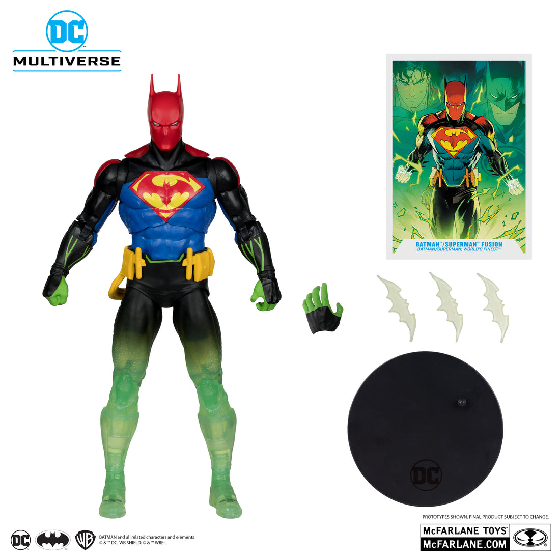 DC Multiverse Batman/Superman Fusion (Batman/Superman: World&