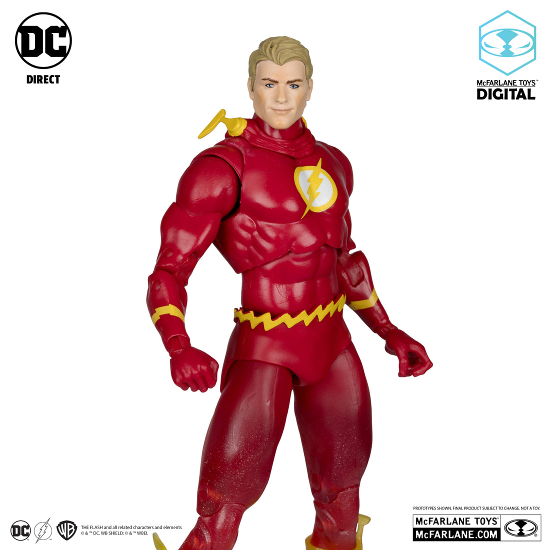 Dc Direct Flash DC Direct The Flash (McFarlane Toys Digital Collectible) - Platinum Ed ...