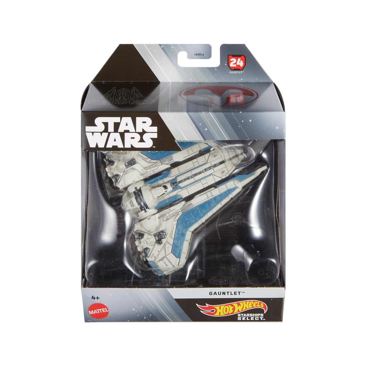 Hot Wheels Star Wars Starship Vehicle - Episode 7 Villain Craft (Blue) - View #7