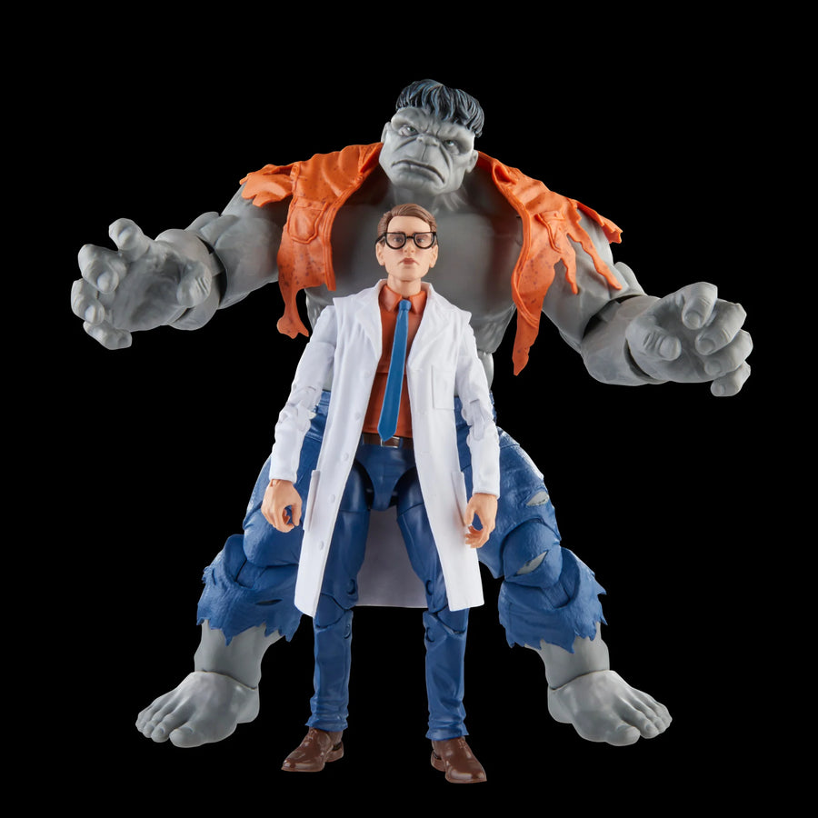 Marvel Legends Gray Hulk and Dr. Bruce Banner (Avengers 60th Anniversary)