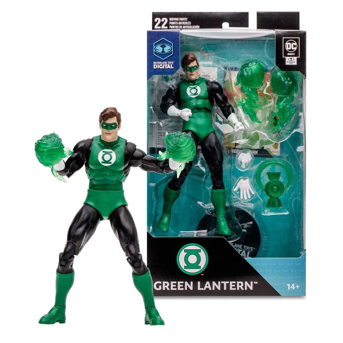 DC Direct Green Lantern Hal Jordan Silver Age (McFarlane Toys Digital Collectible)