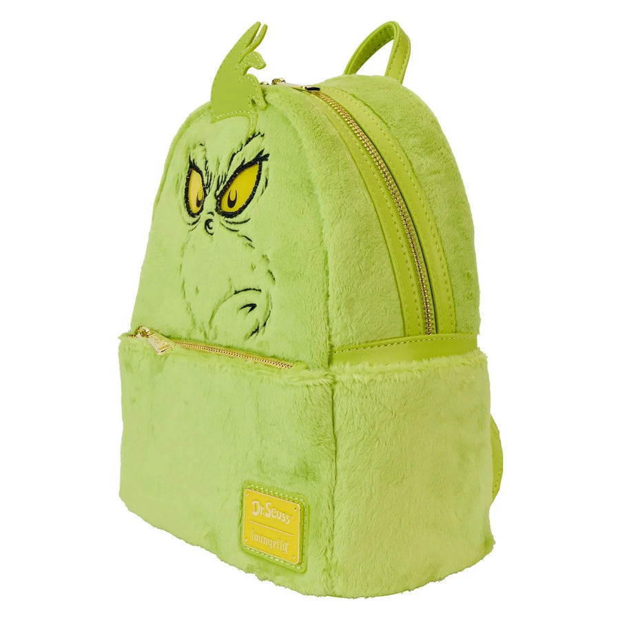 Dr. Seuss Plush Grinch Light-Up Cosplay Mini-Backpack