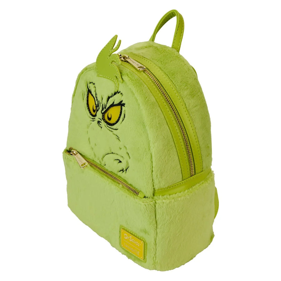 Dr. Seuss Plush Grinch Light-Up Cosplay Mini-Backpack