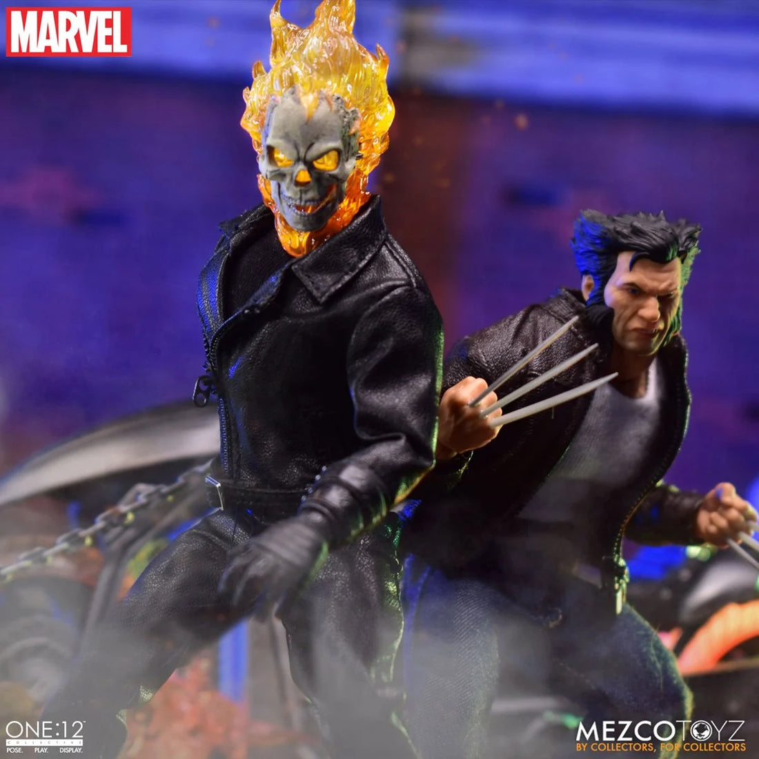 Ghost Rider and Hell Cycle One:12 Collective Action Figure Set