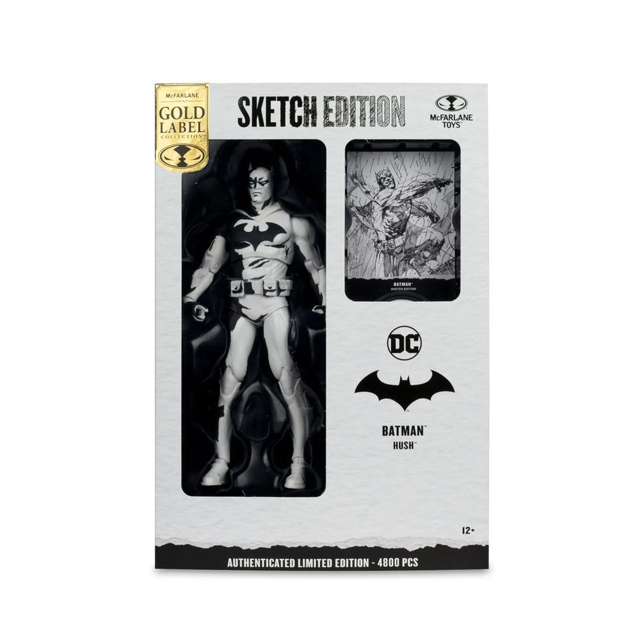 DC Multiverse Batman Hush Sketch Gold Label - Entertainment Earth Exclusive