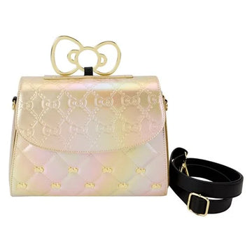 Hello Kitty 50th Anniversary Gold Crossbody Bag