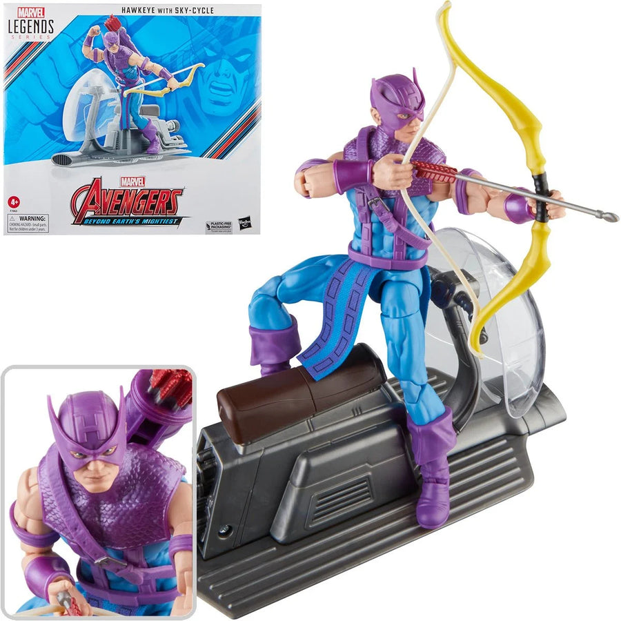 Marvel Legends Hawkeye with Sky-Cycle (Avengers 60th Anniversary)