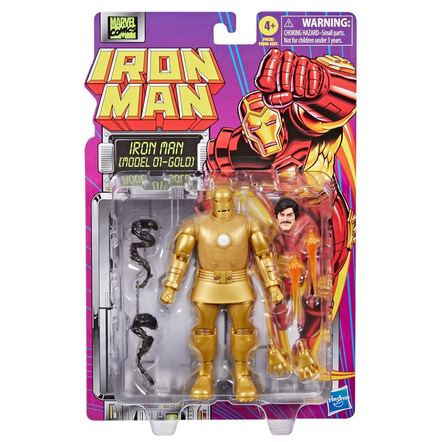 Marvel Legends Iron Man (Model 01 - Gold) (Iron Man Retro)