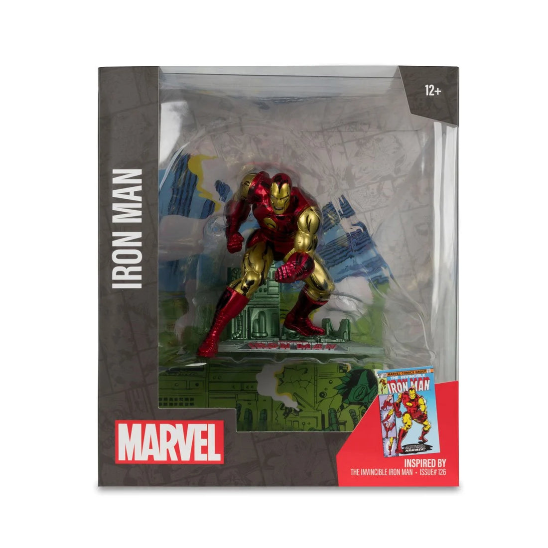 Marvel Wave 1 1:10 Scale Posed Figure with Scene - Iron Man from Iron Man 